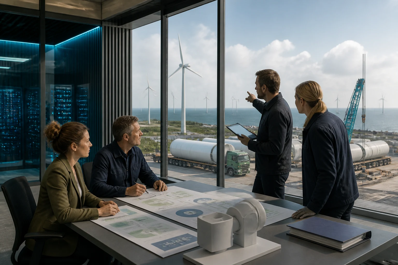 Vergabestelle prüft Umwelt-, Resilienz- und Lieferkriterien für Windenergieprojekte
