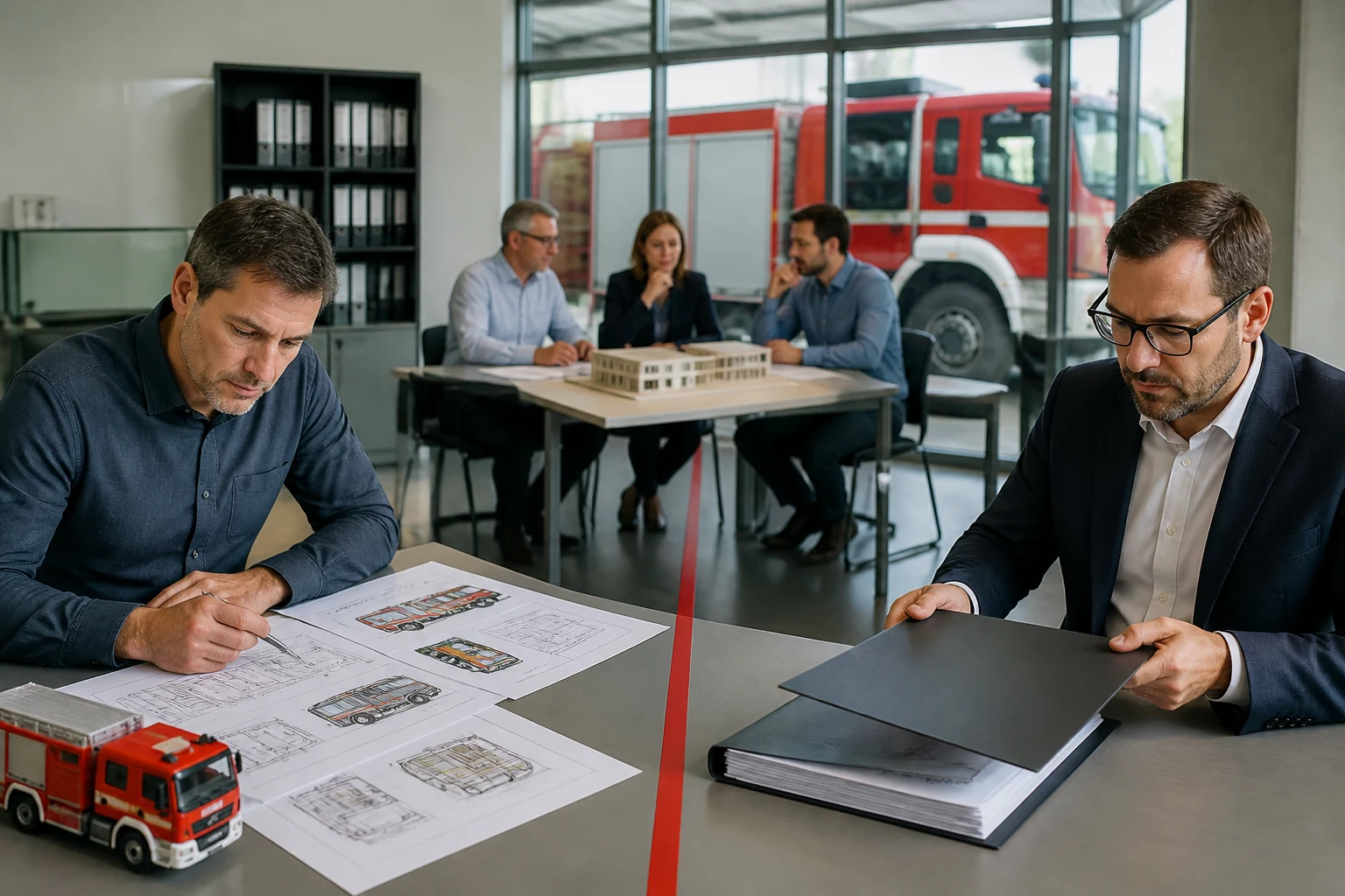 Getrennte technische und rechtliche Zuständigkeiten bei einer kommunalen Feuerwehrfahrzeugvergabe