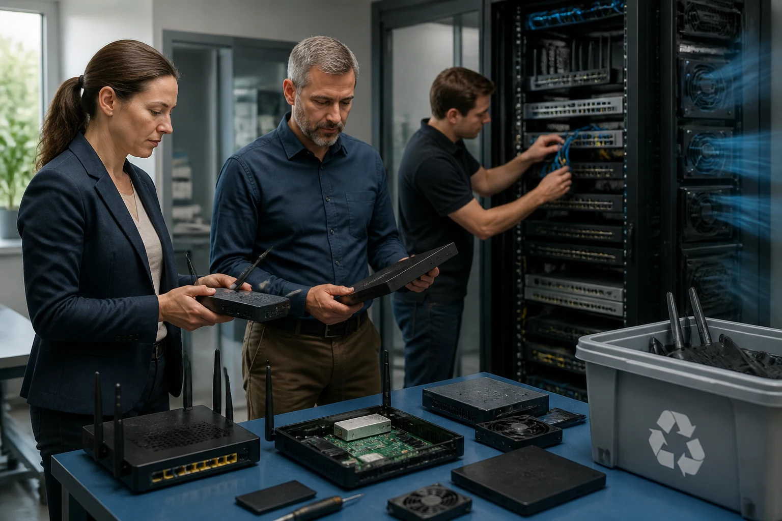 Vergabestelle prüft nachhaltige Router mit Blick auf Energieeffizienz, Reparatur und Rücknahme